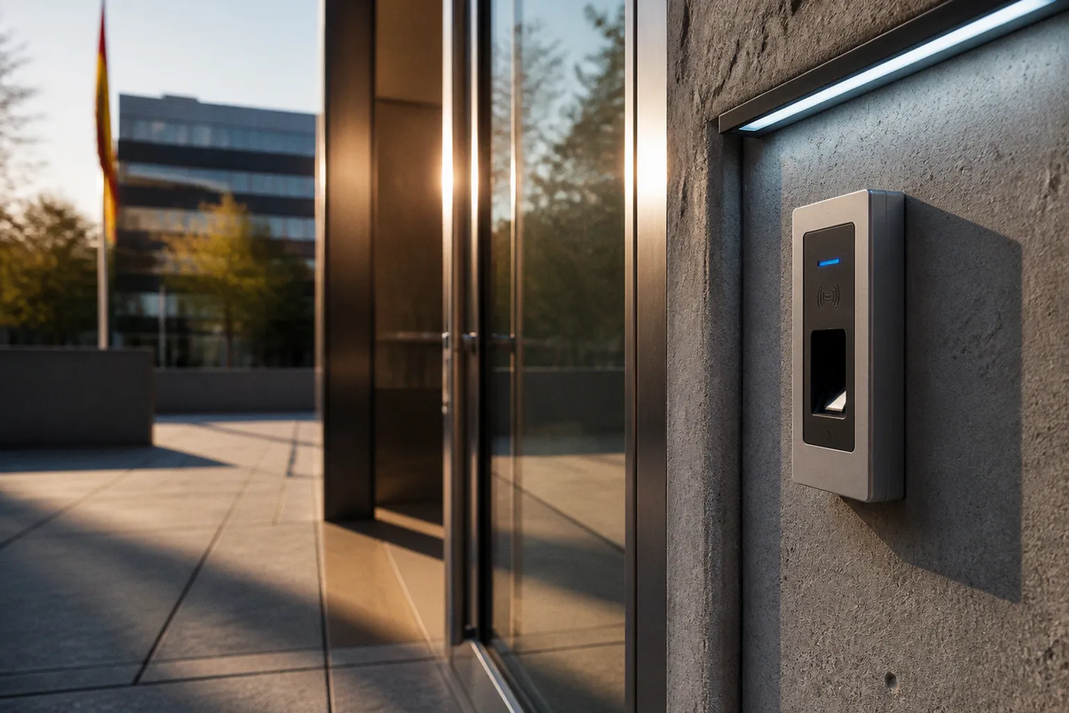 Control de acceso biométrico: plan de instalación en oficinas
