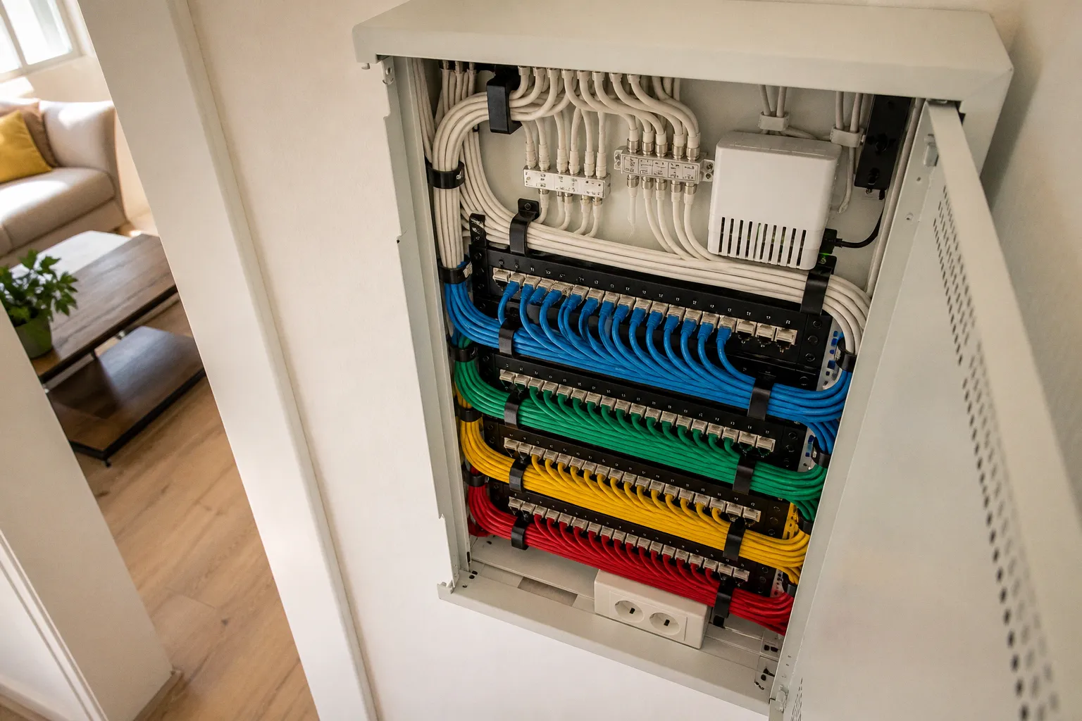 Red cableada doméstica: plan de diseño e instalación