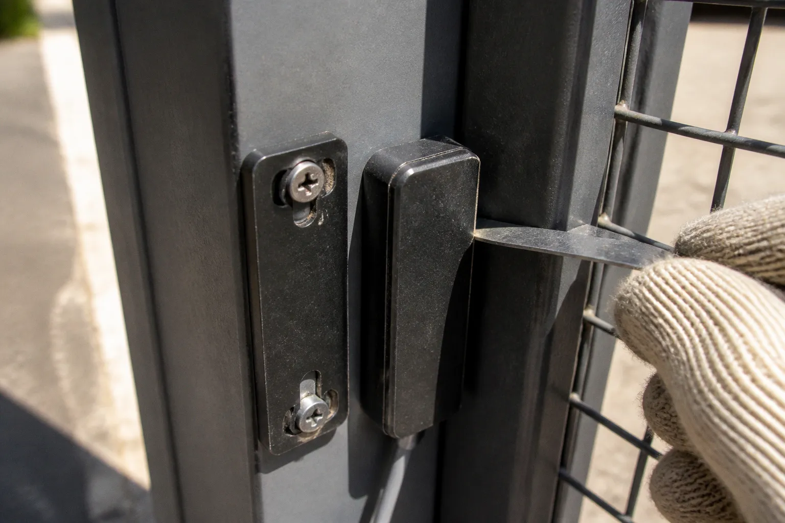 Sensores magnéticos de puerta: ajuste rápido de la holgura